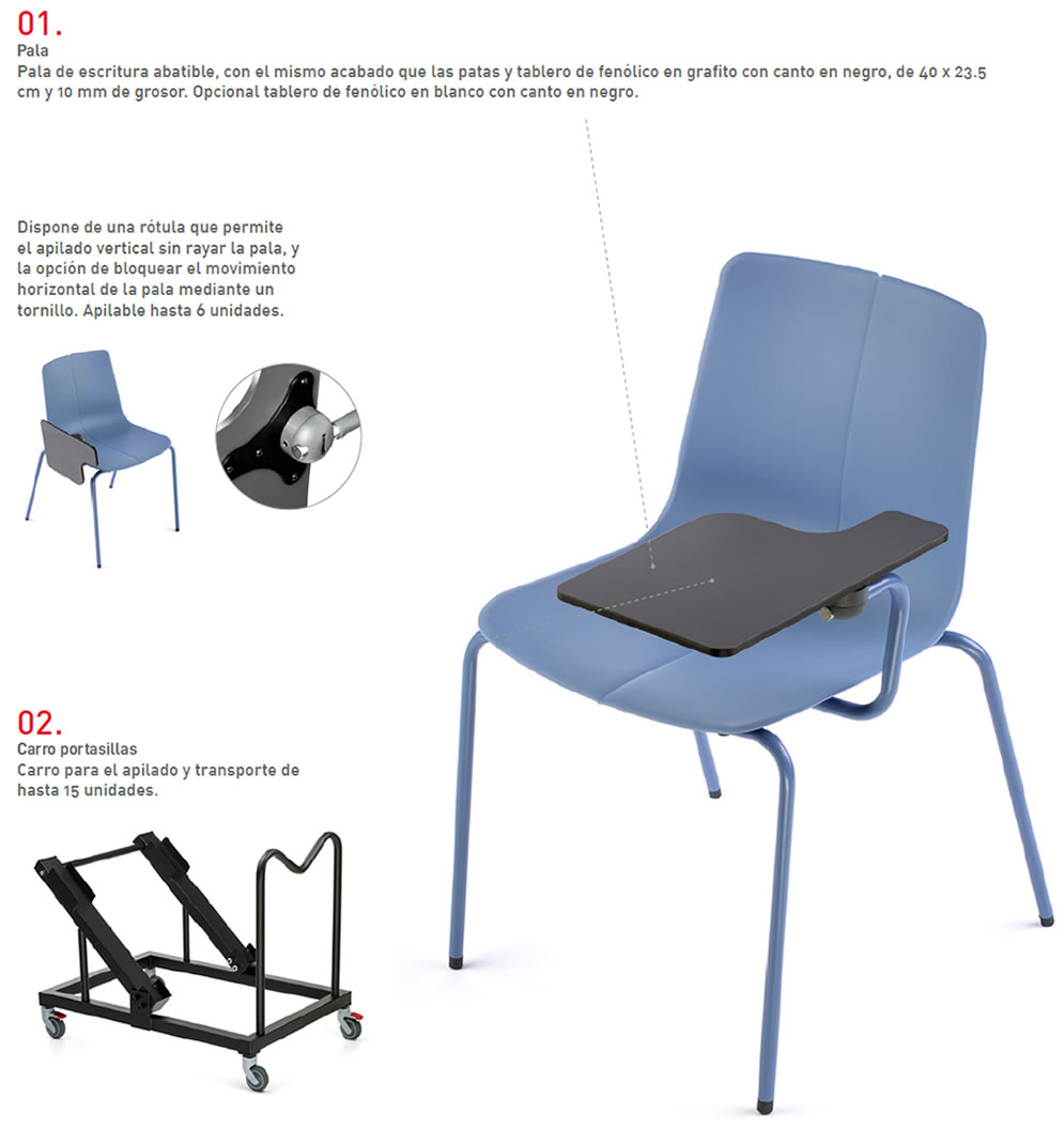 Silla-Aitana-pala-caracteristicas