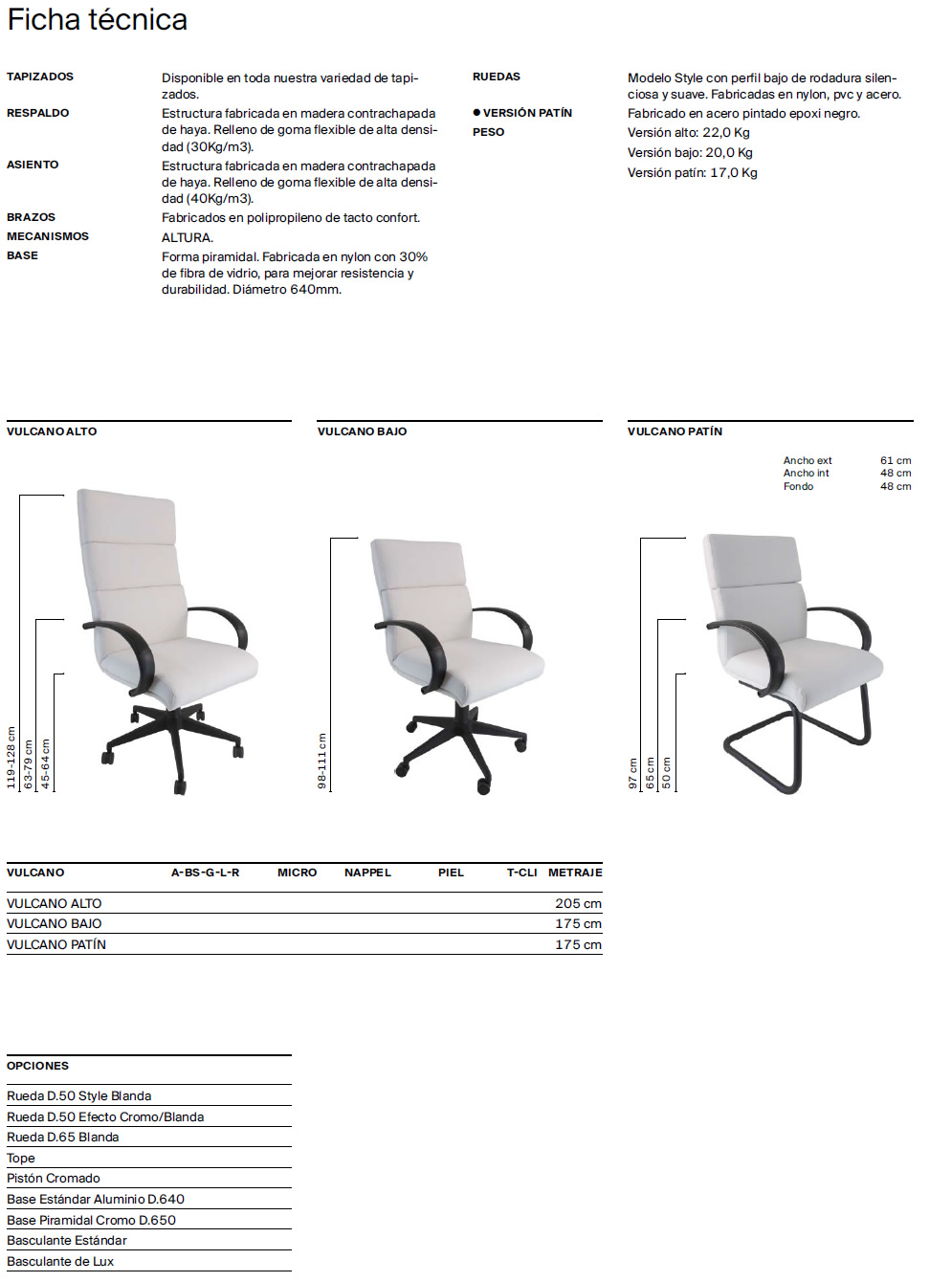 sillones-de-direccion-Vulcano